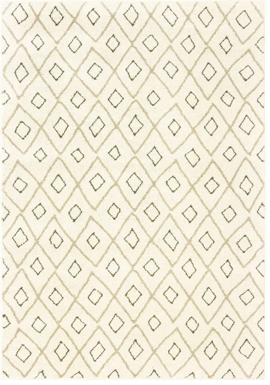 Modern Loom Carson 7310_3943G Ivory Abstract Rug