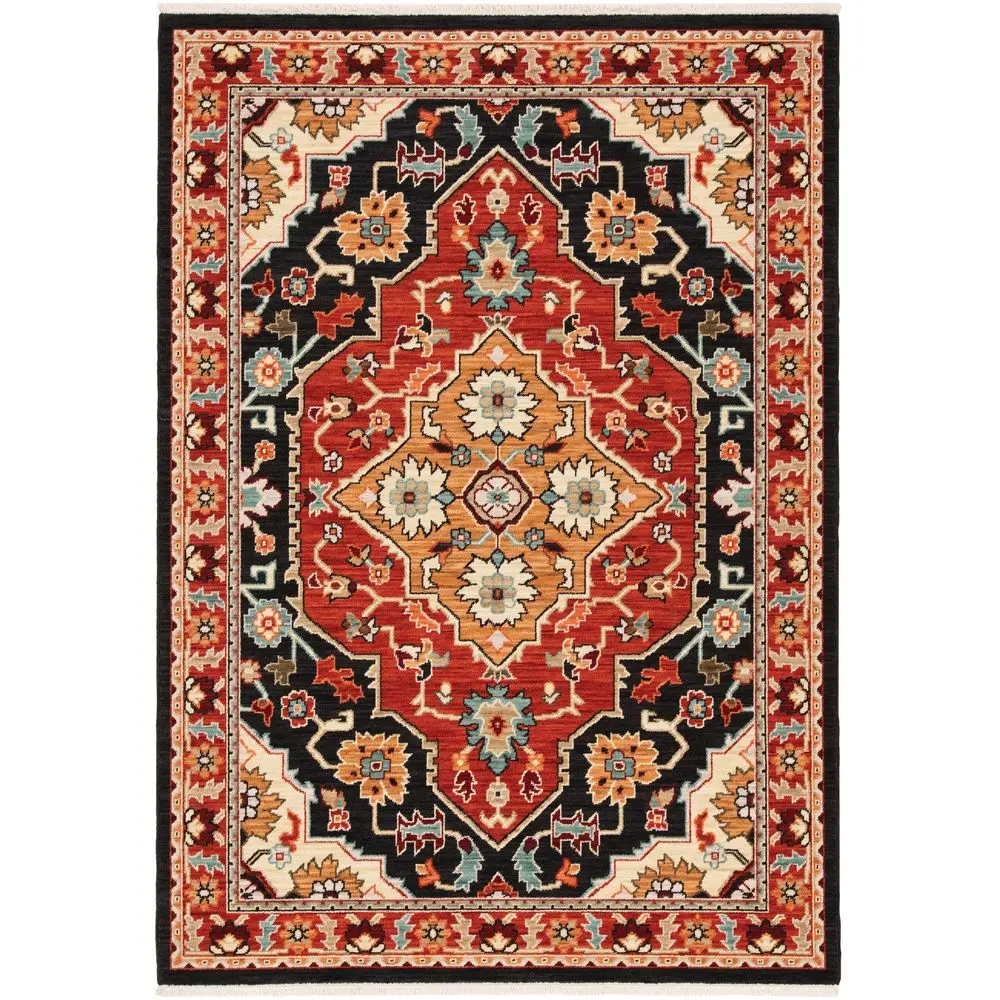 Lilihan Black Rug