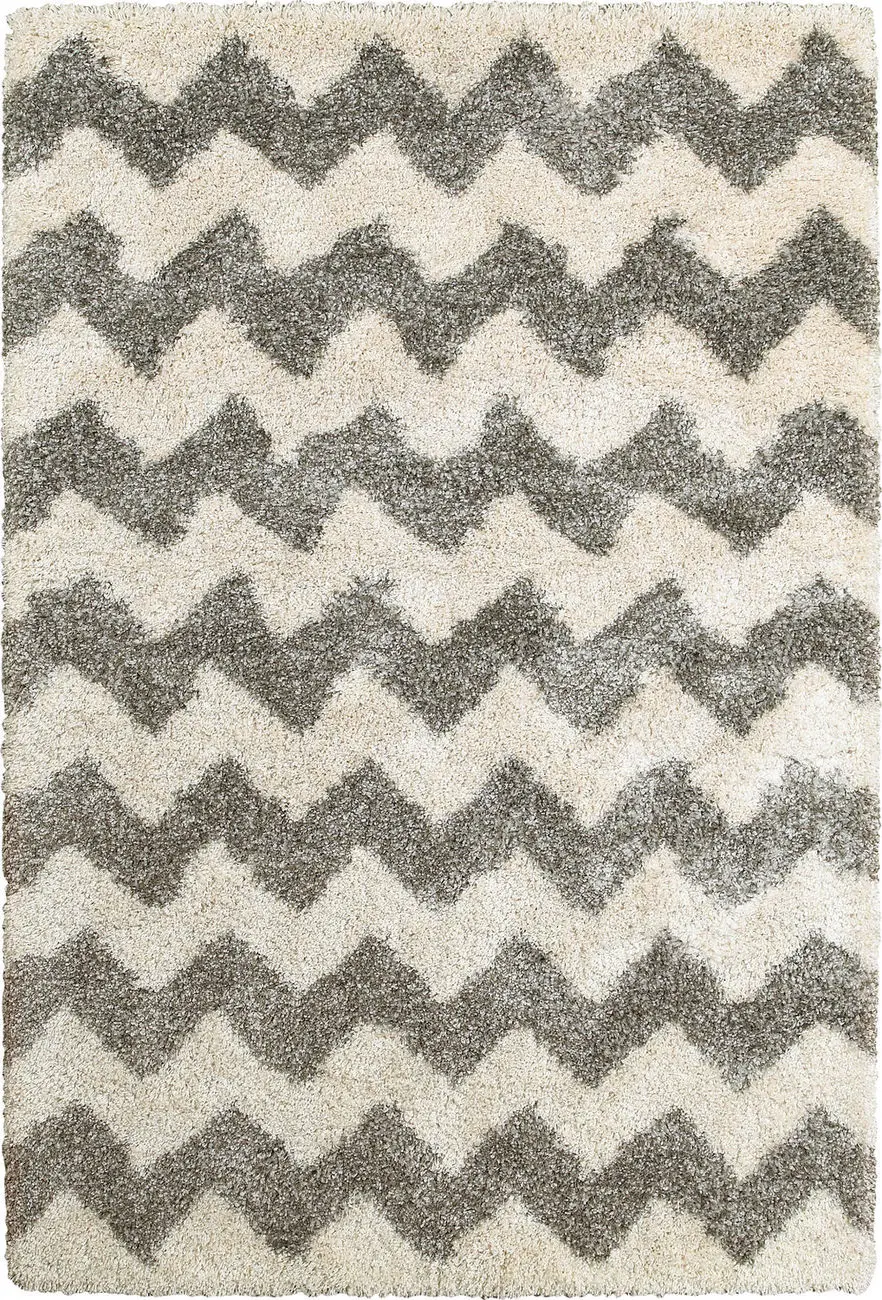 Modern Loom Henderson 7310_625W9 Grey Shag Rug