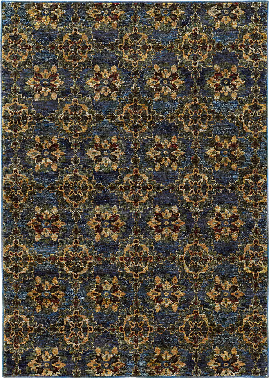 Modern Loom Andorra 7310_6883C Blue Rug