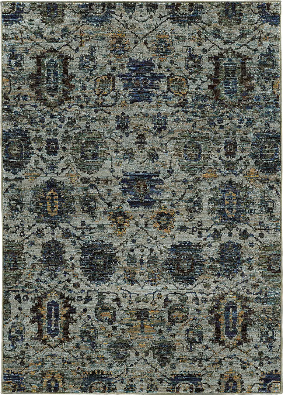 Modern Loom Andorra 7310_7120A Blue Rug