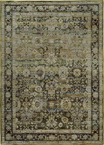 Modern Loom Andorra 7310_7125C Green Rug