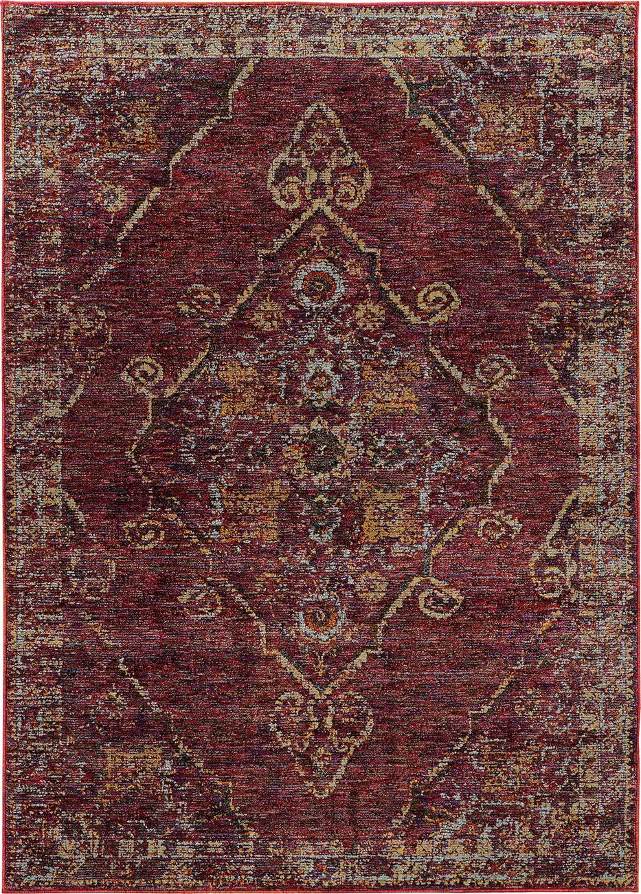 Modern Loom Andorra 7310_7135E Red Rug