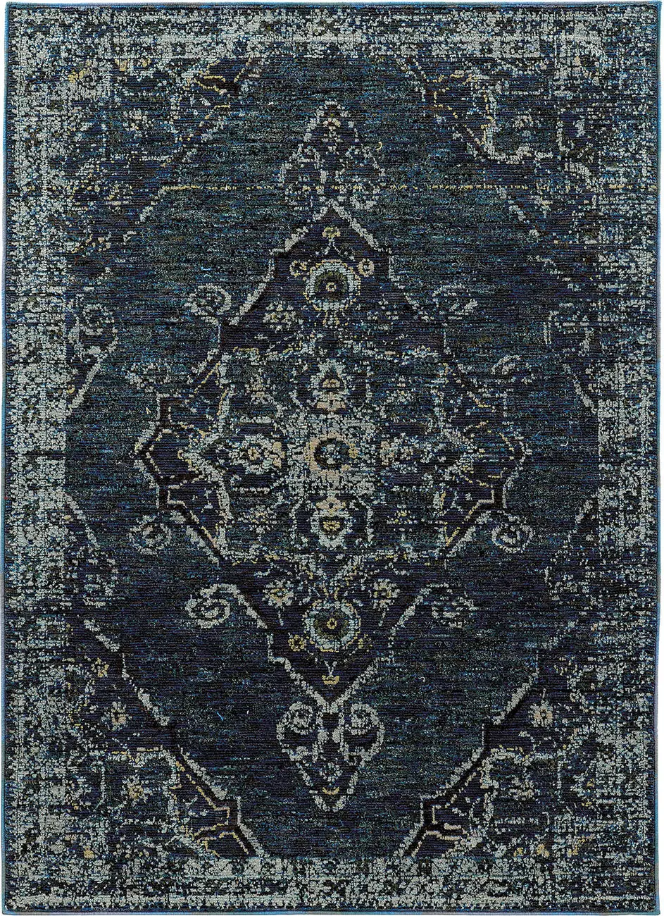 Modern Loom Andorra 7310_7135F Blue Rug