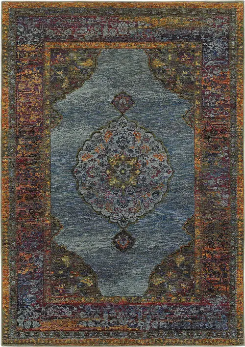 Modern Loom Andorra 7310_7139A Blue Rug