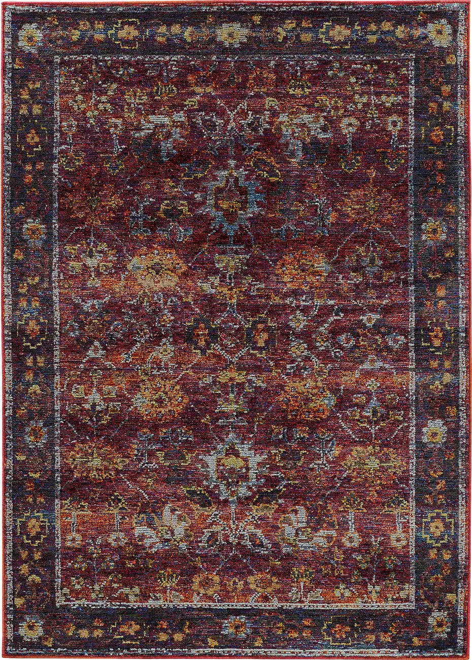 Modern Loom Andorra 7310_7153A Red Rug