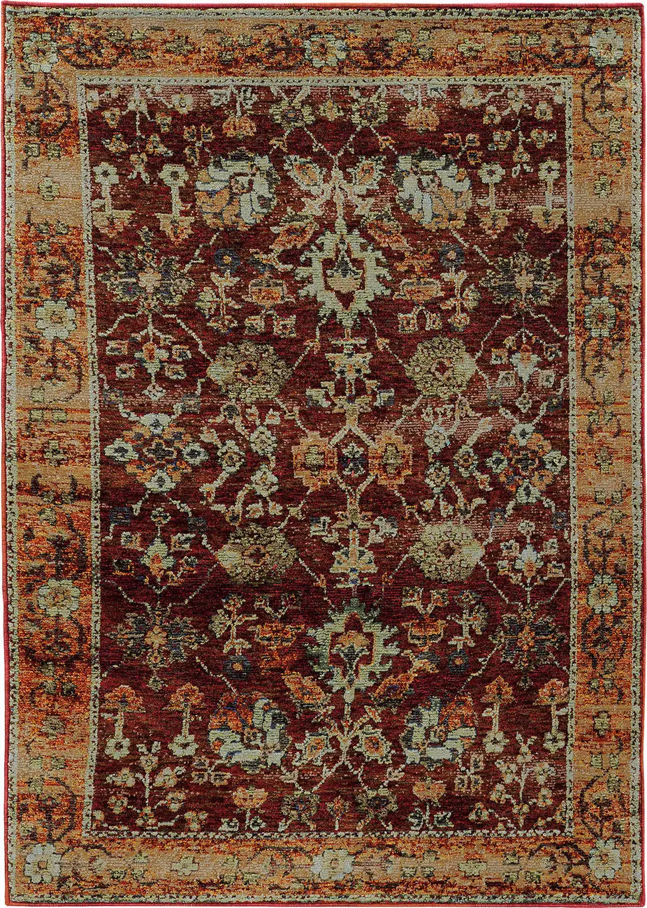 Modern Loom Andorra 7310_7154A Red Rug