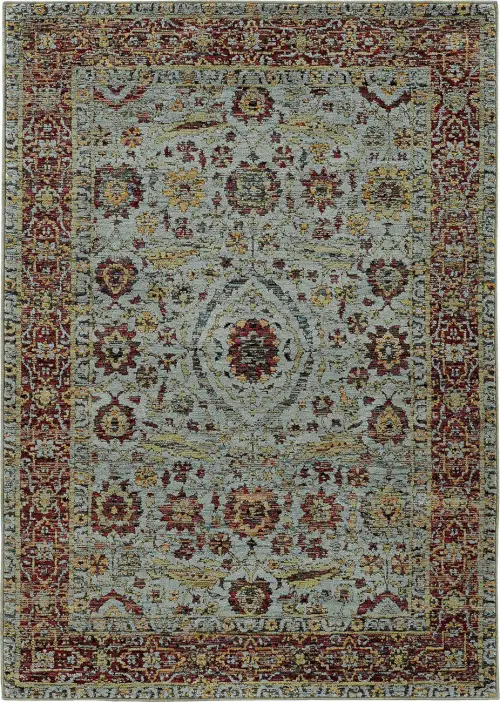 Modern Loom Andorra 7310_7155A Blue Rug