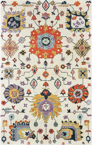 Modern Loom Zahra 7310_75502 Ivory Abstract Rug