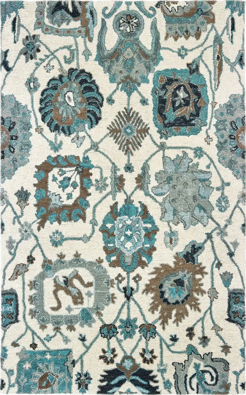 Modern Loom Zahra 7310_75503 Ivory Abstract Rug