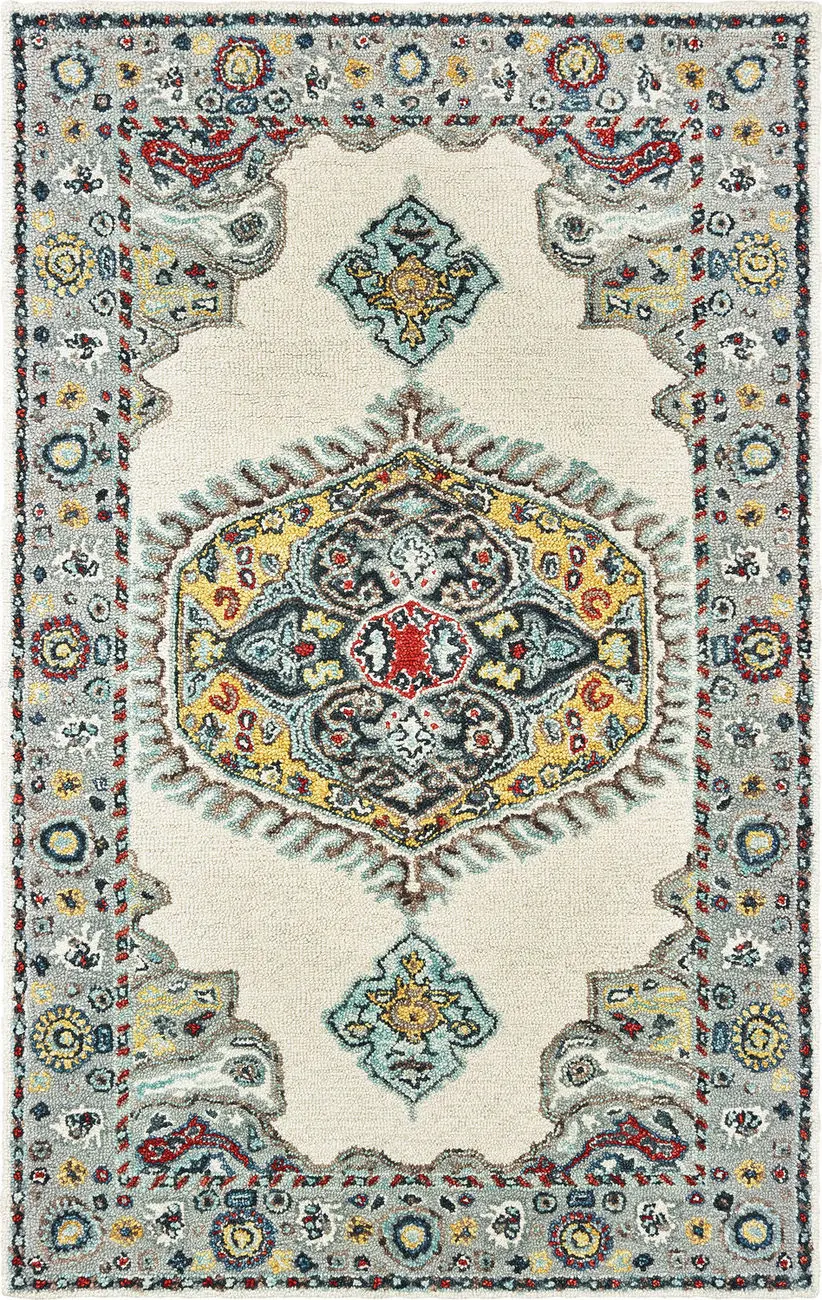 Modern Loom Zahra 7310_75505 Ivory Traditional Rug