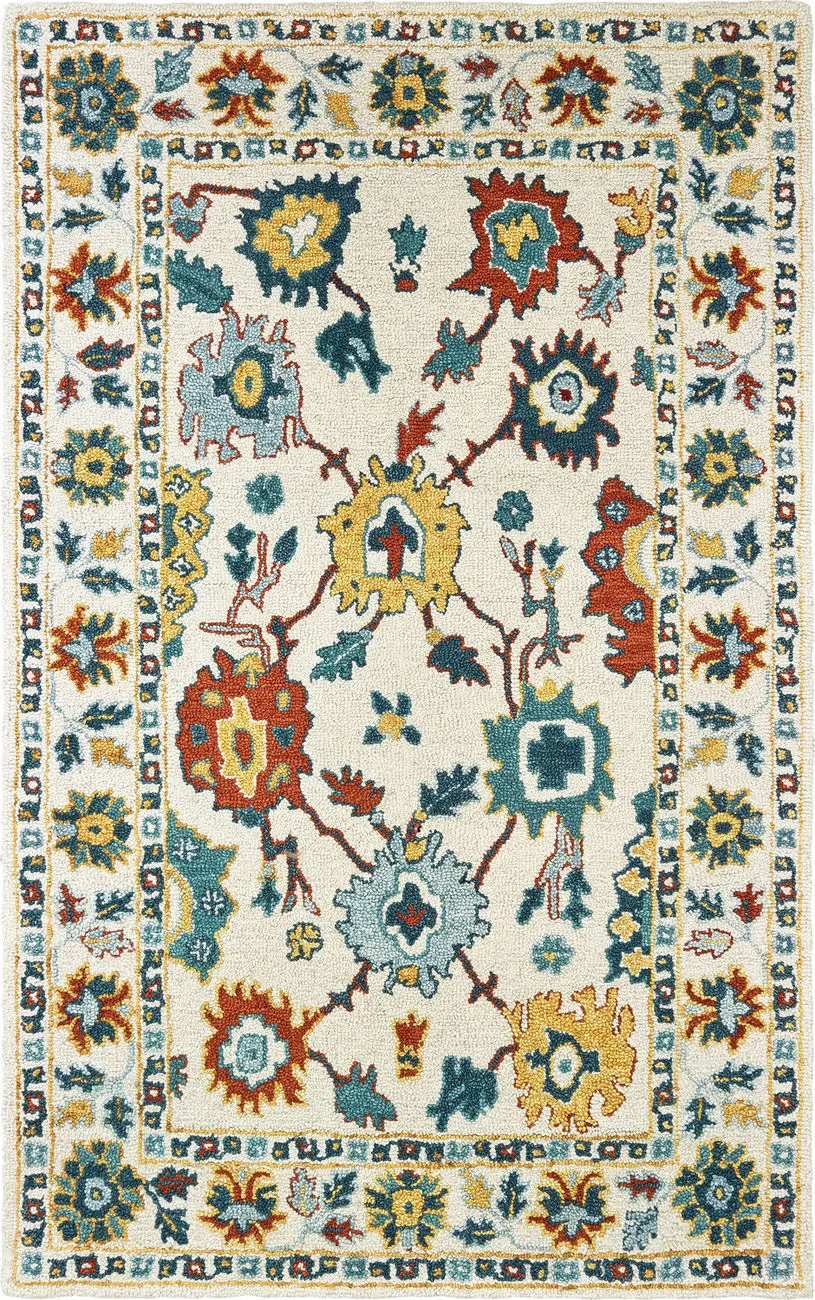 Modern Loom Zahra 7310_75507 Ivory Abstract Rug