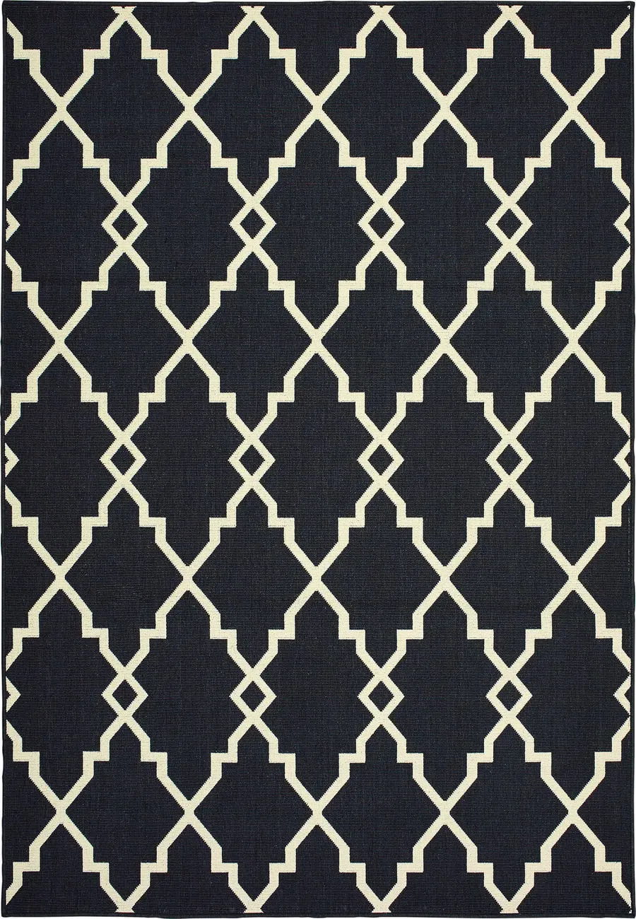 Modern Loom Marina 7310_7763K Black Rug