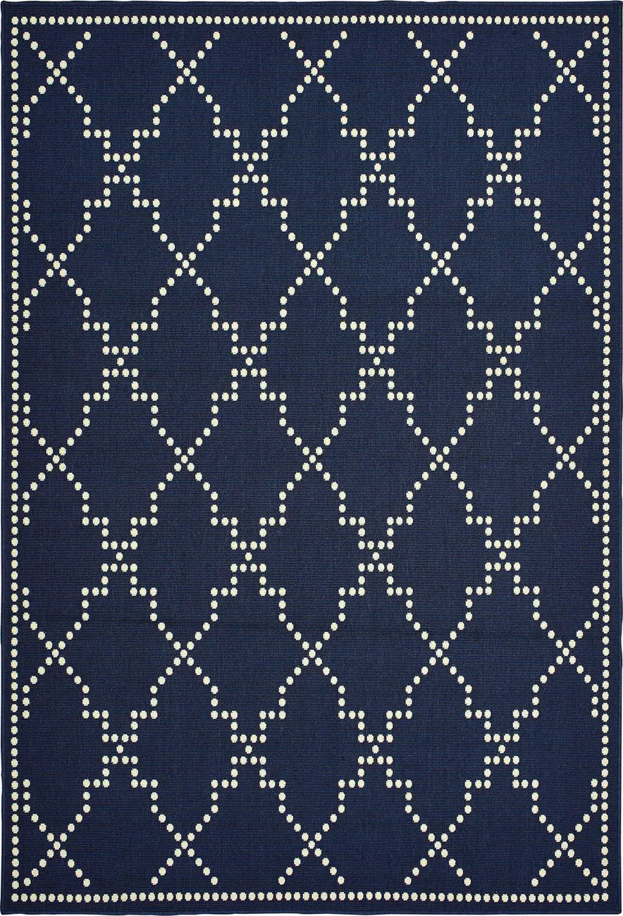 Modern Loom Marina 7310_7765B Navy Rug