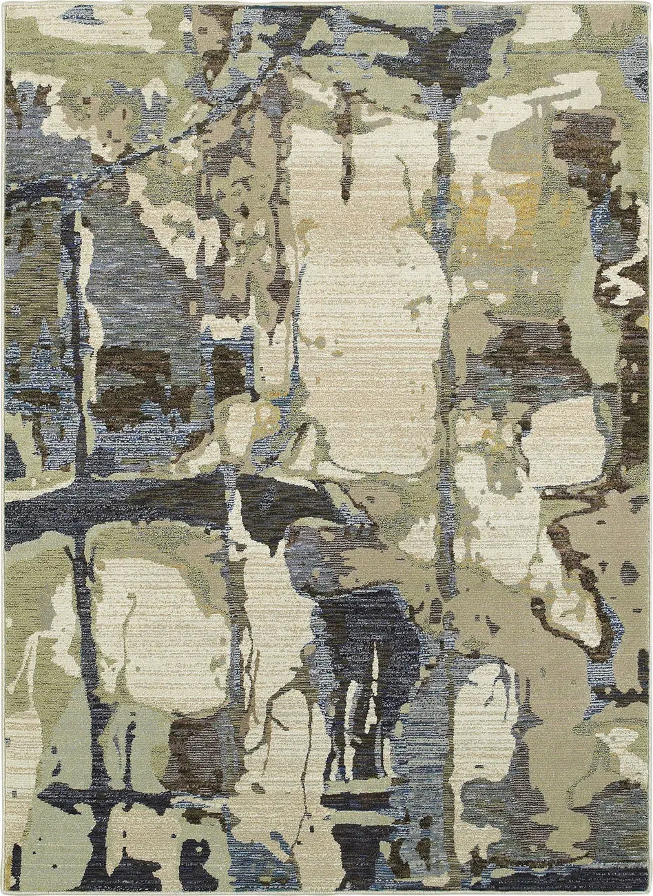 Modern Loom Evolution 7310_8027A Blue Rug