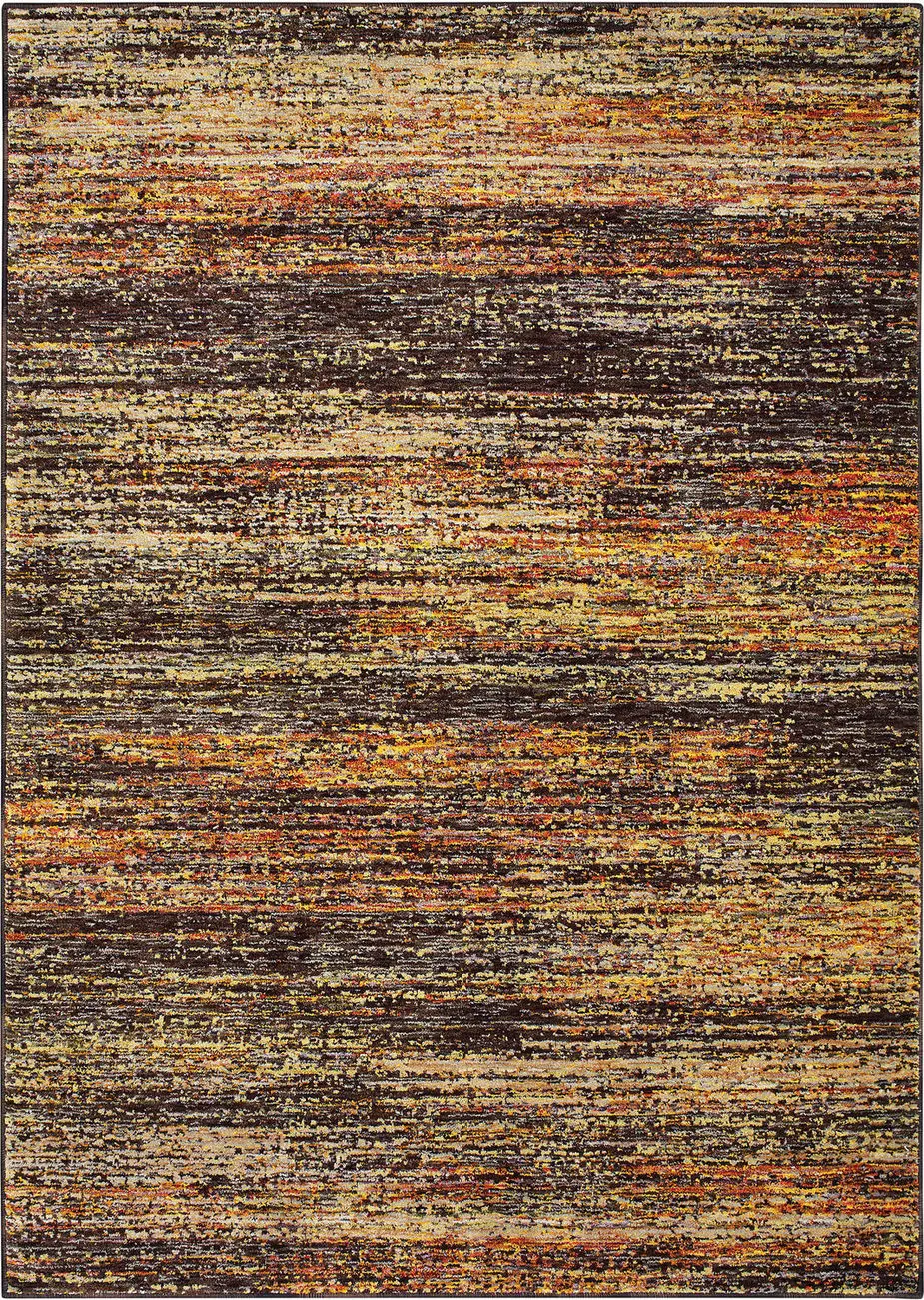 Modern Loom Atlas 7310_8037C Orange Abstract Rug