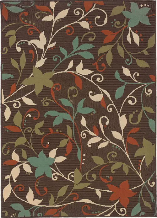 Modern Loom Montego 7310_967X6 Brown Outdoor Rug