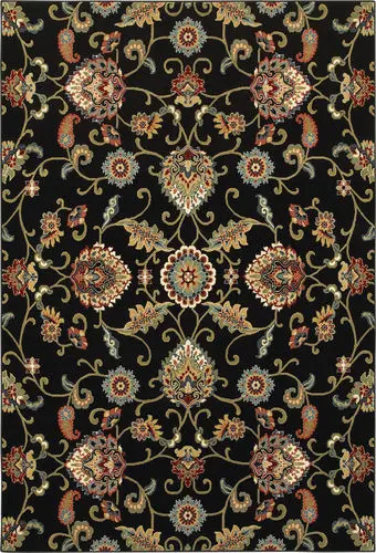 Modern Loom Kashan 7310_9946K Black Transitional Rug Product Image