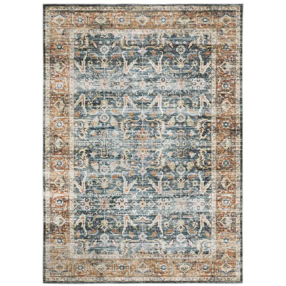 Charleston Blue Rug
