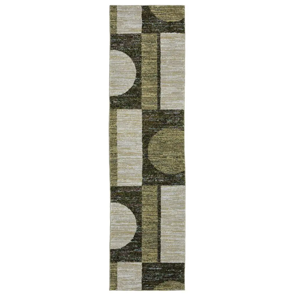 Strada Green Rug