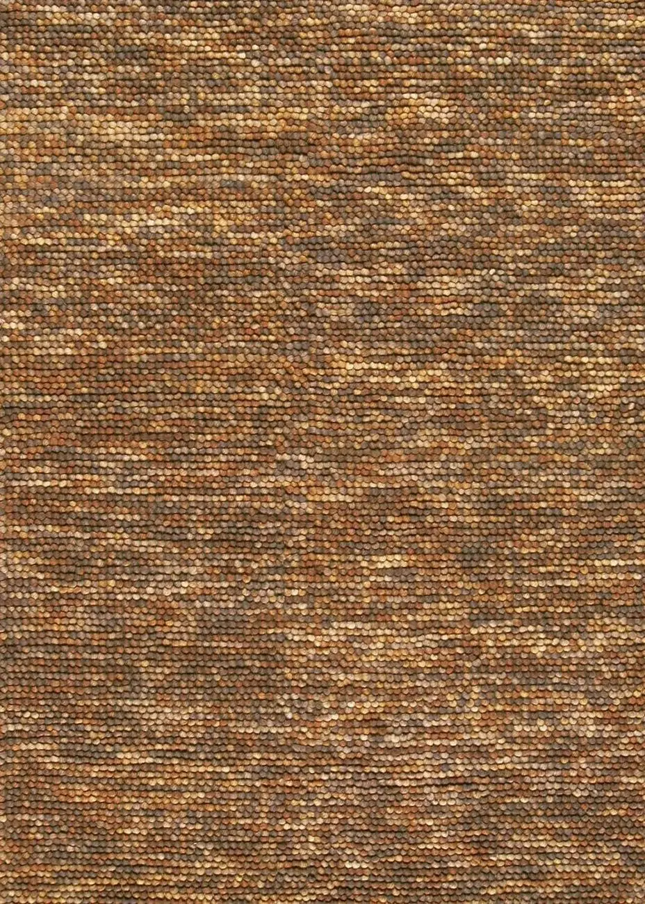 Clyde CL-01 Gold/Brown Wool Rug
