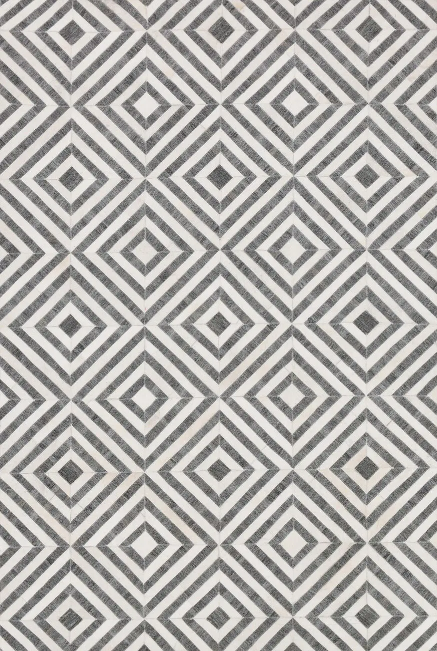 Dorado DB-03 Charcoal-Ivory Area Rug