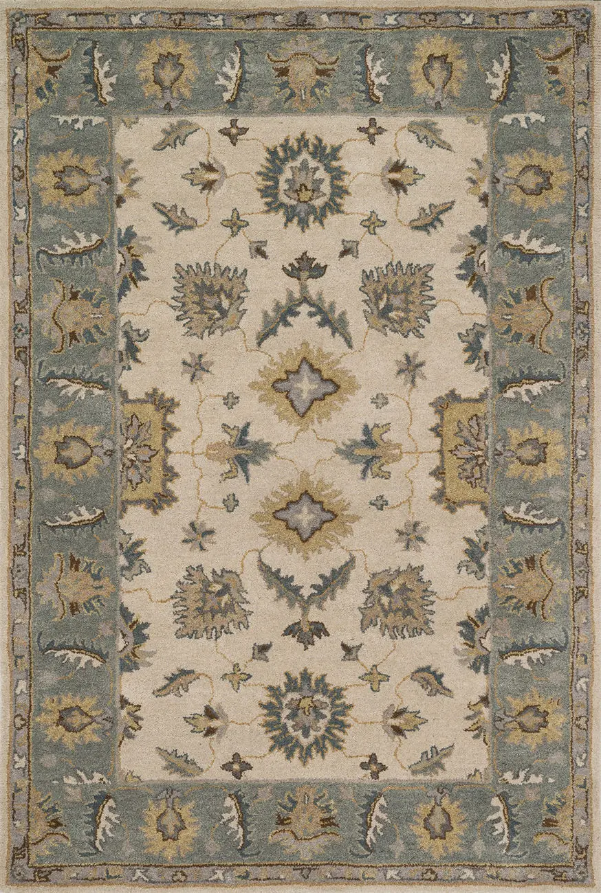 Fairfield HFF05 Beige-Slate Area Rug