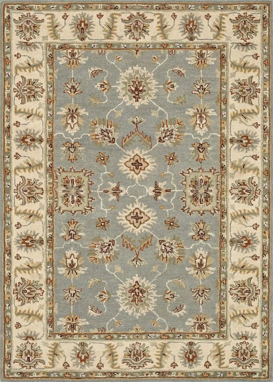 Fairfield HFF05 Slate/Cream Traditional Rug