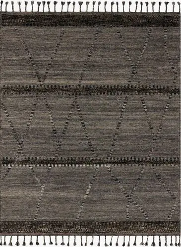 Loloi IMAN IMA-04 Gray Hand Knotted Wool Rug Product Image