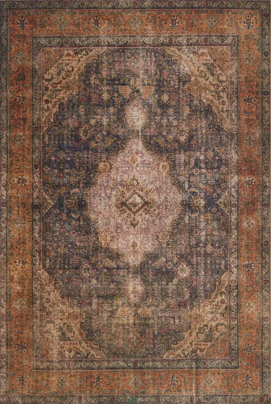 Modern Loom Loren LQ-02 Plum / Multi Hilo Traditional Rug
