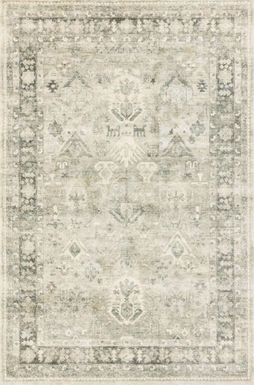 Loloi Rosette Gray Rug