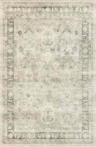 Loloi Rosette Gray Rug Product Image