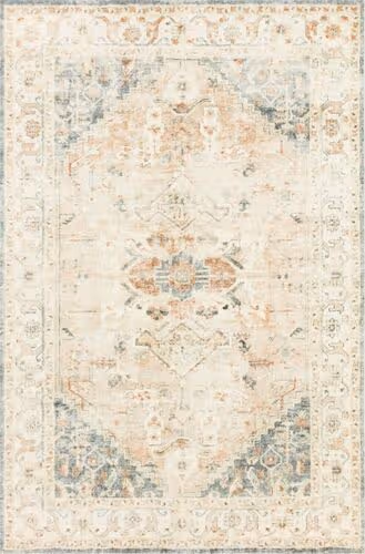 Loloi Rosette Pink Rug Product Image