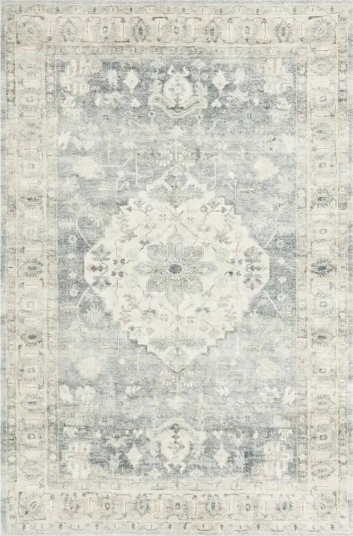 Loloi Rosette Blue Rug