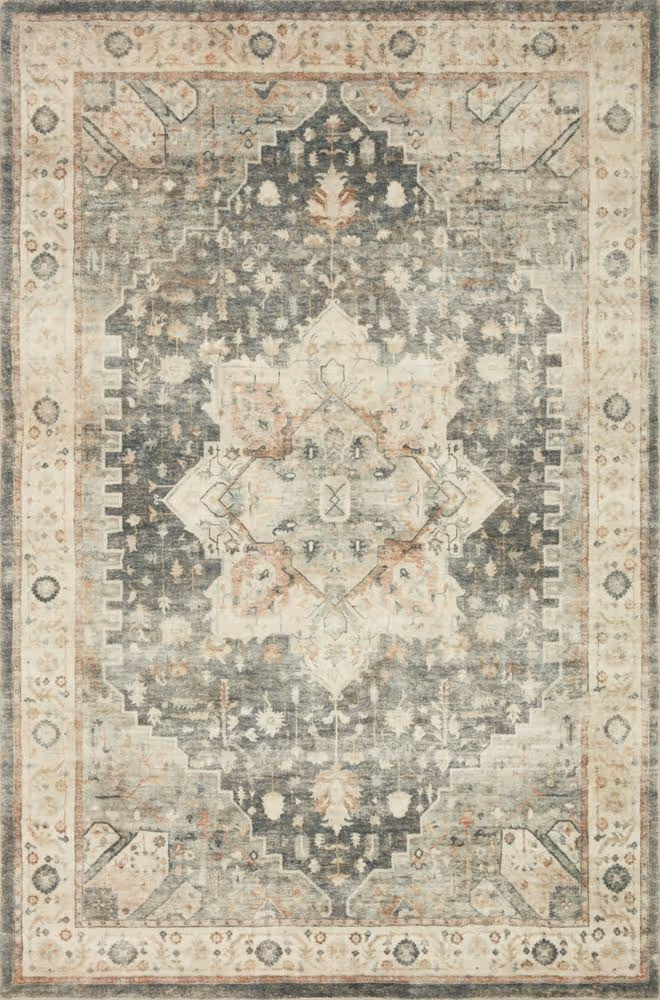 Loloi Rosette Blue Rug Product Image