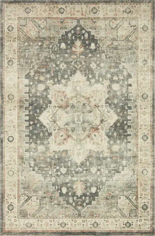 Loloi Rosette Green Rug