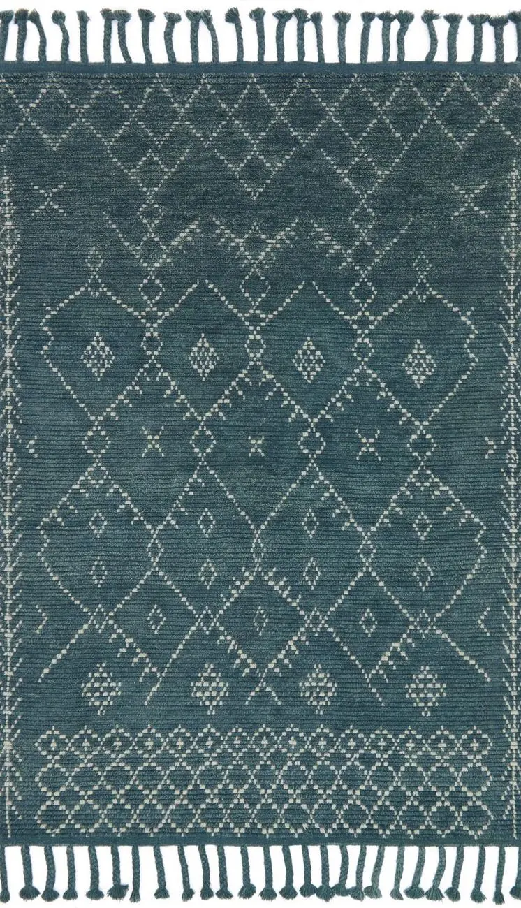 Tulum TF-04 Blue / Blue Transitional Rug
