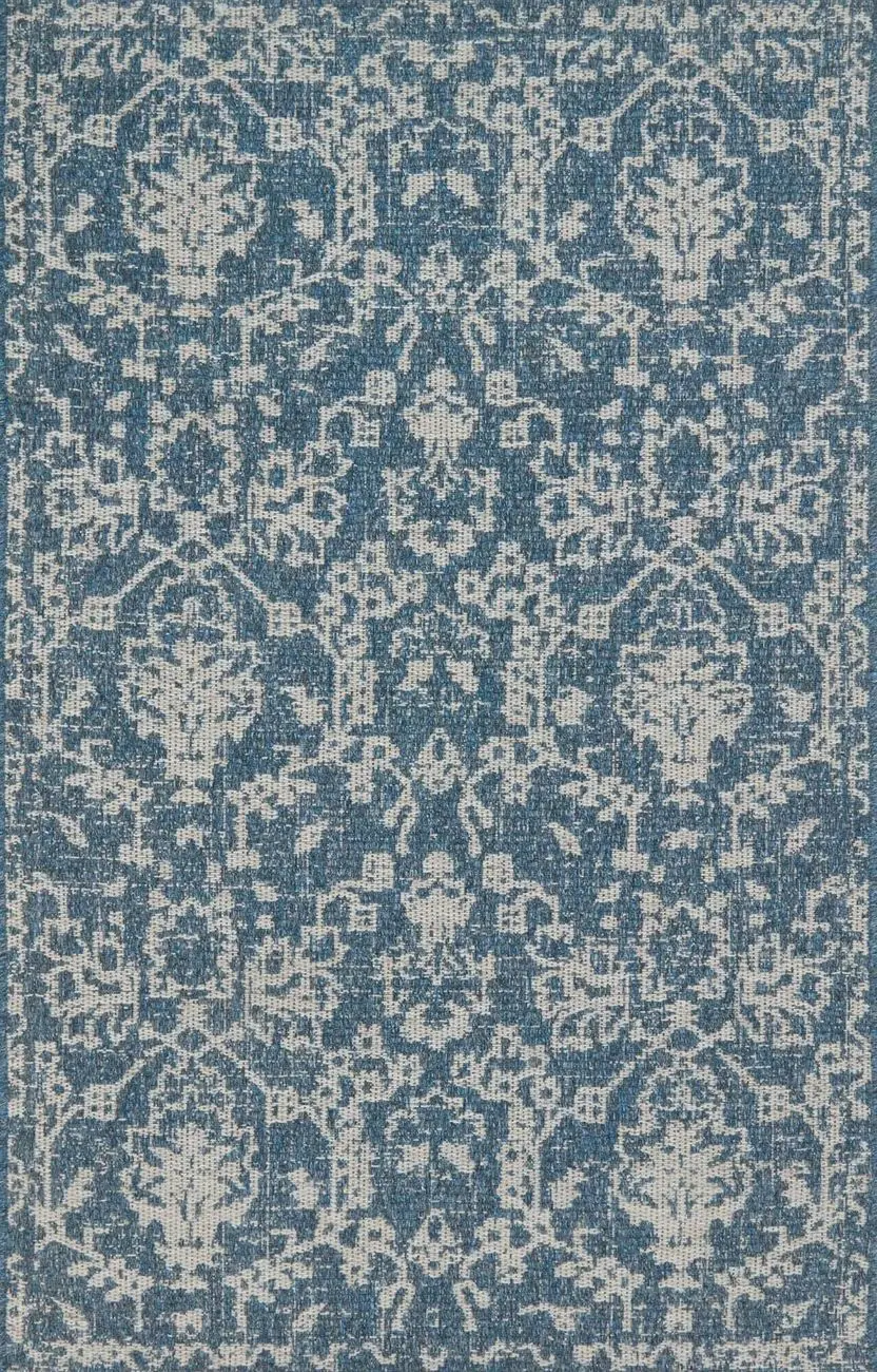 Warwick WK-03 Azure / Grey Outdoor Rug