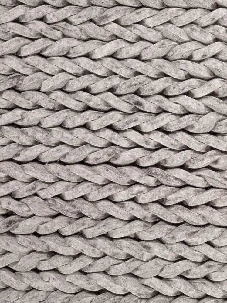 Ligne Pure Dream 172.1.920 Braided Pile Knotted Felt Rug
