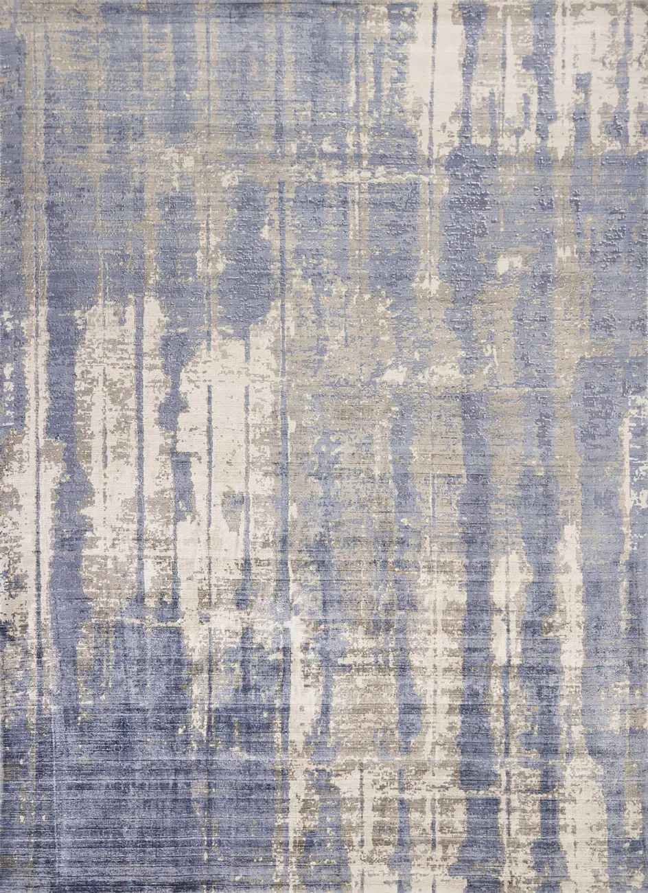 Kas Rugs Indulge 802 Gray Hand Loomed Silk Rug