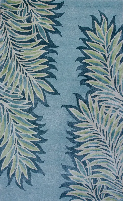 Kas Rugs Bob Mackie Home 1002 Blue Transitional Rug