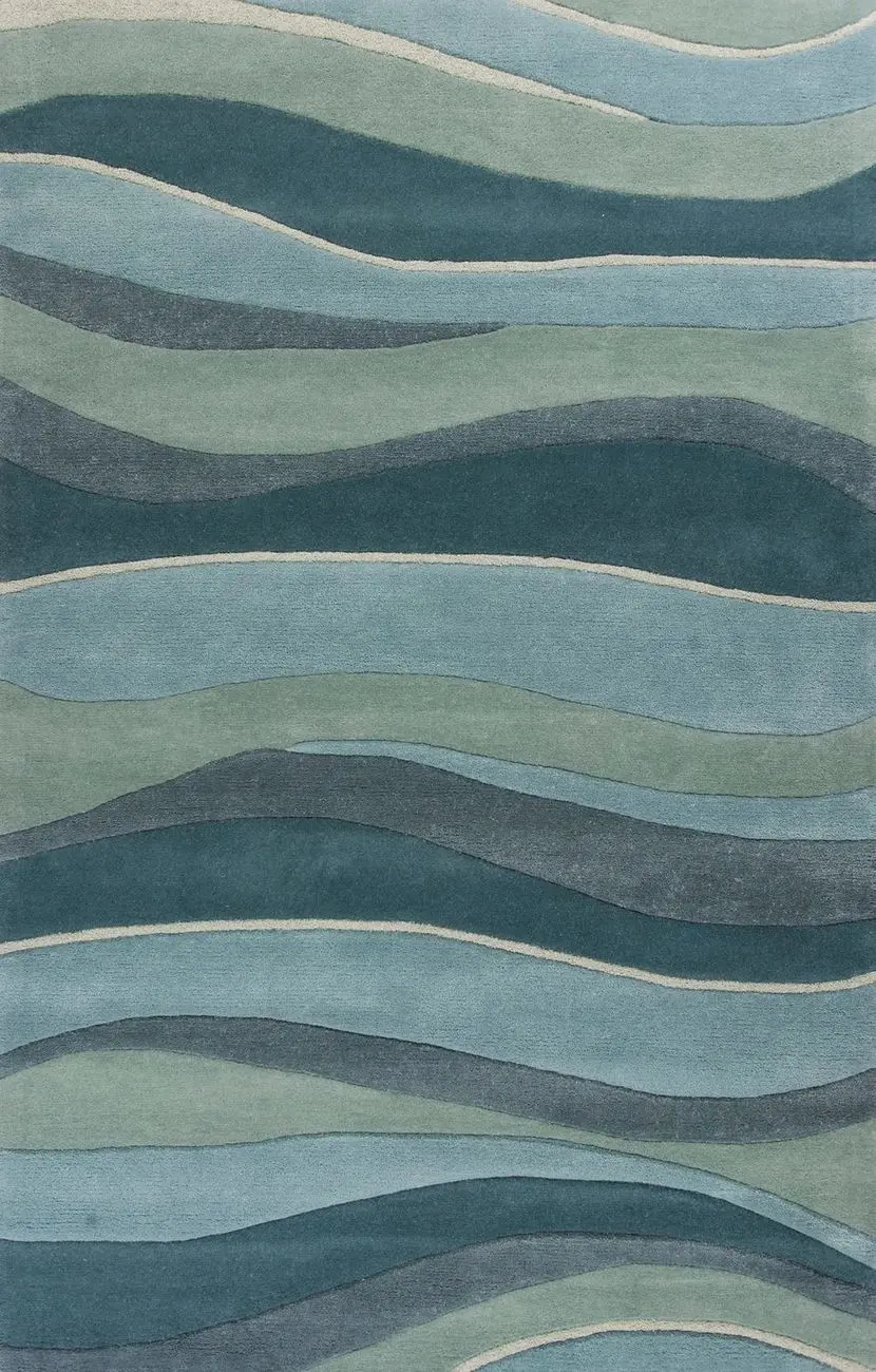 Kas Rugs Eternity 1053 Ocean Abstract Rug