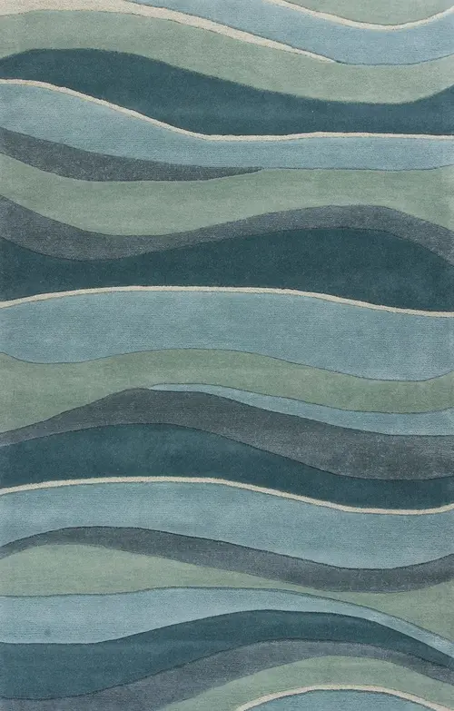 Kas Rugs Eternity 1053 Ocean Abstract Rug