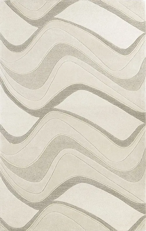 Kas Rugs Eternity 1085 Ivory Abstract Rug