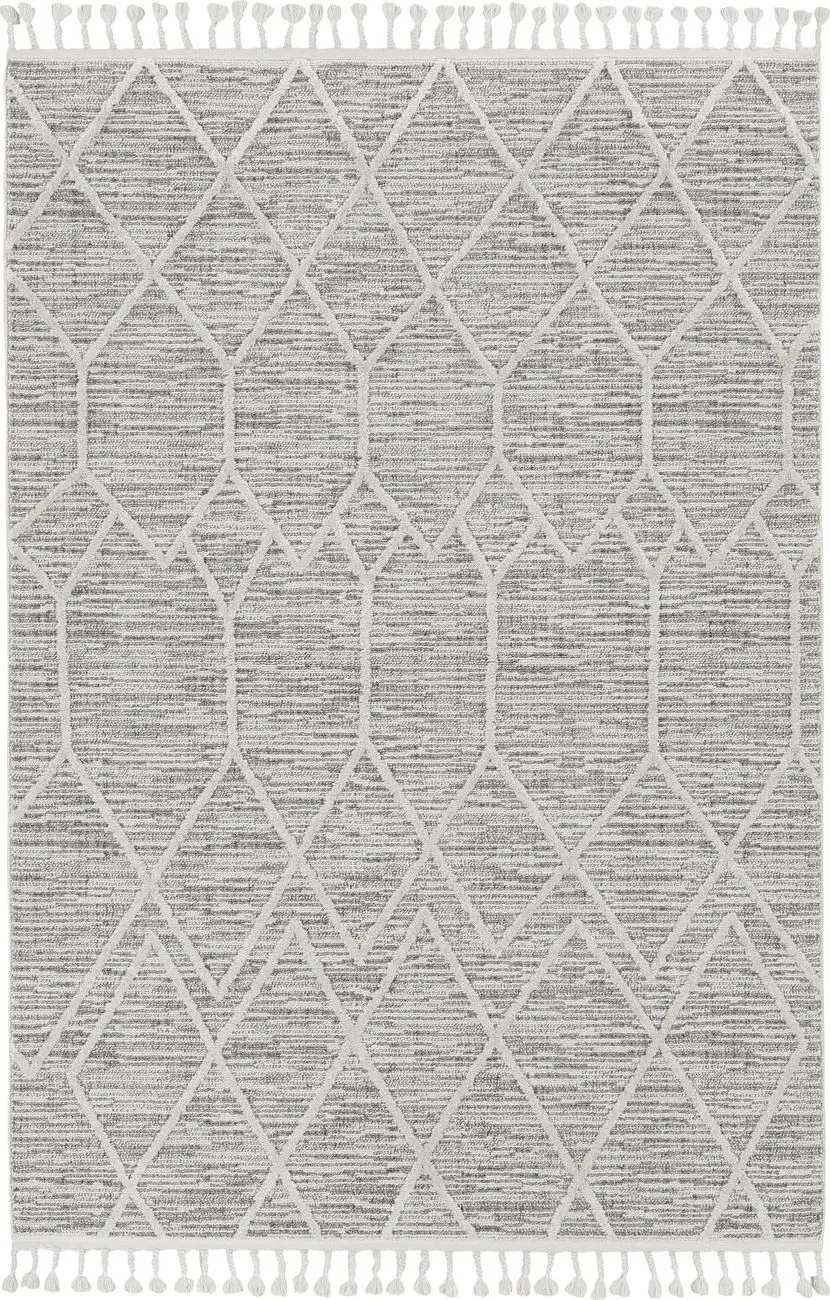 Kas Rugs Willow 1102 Gray Hand Woven Synthetic Rug
