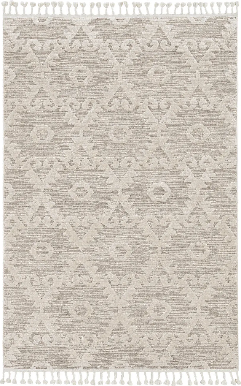 Kas Rugs Willow 1103 Beige Hand Woven Synthetic Rug
