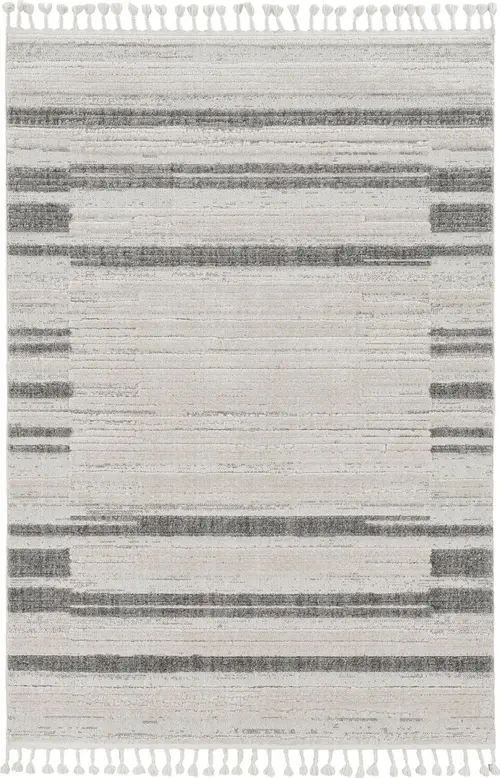 Kas Rugs Willow 1106 Gray Hand Woven Synthetic Rug