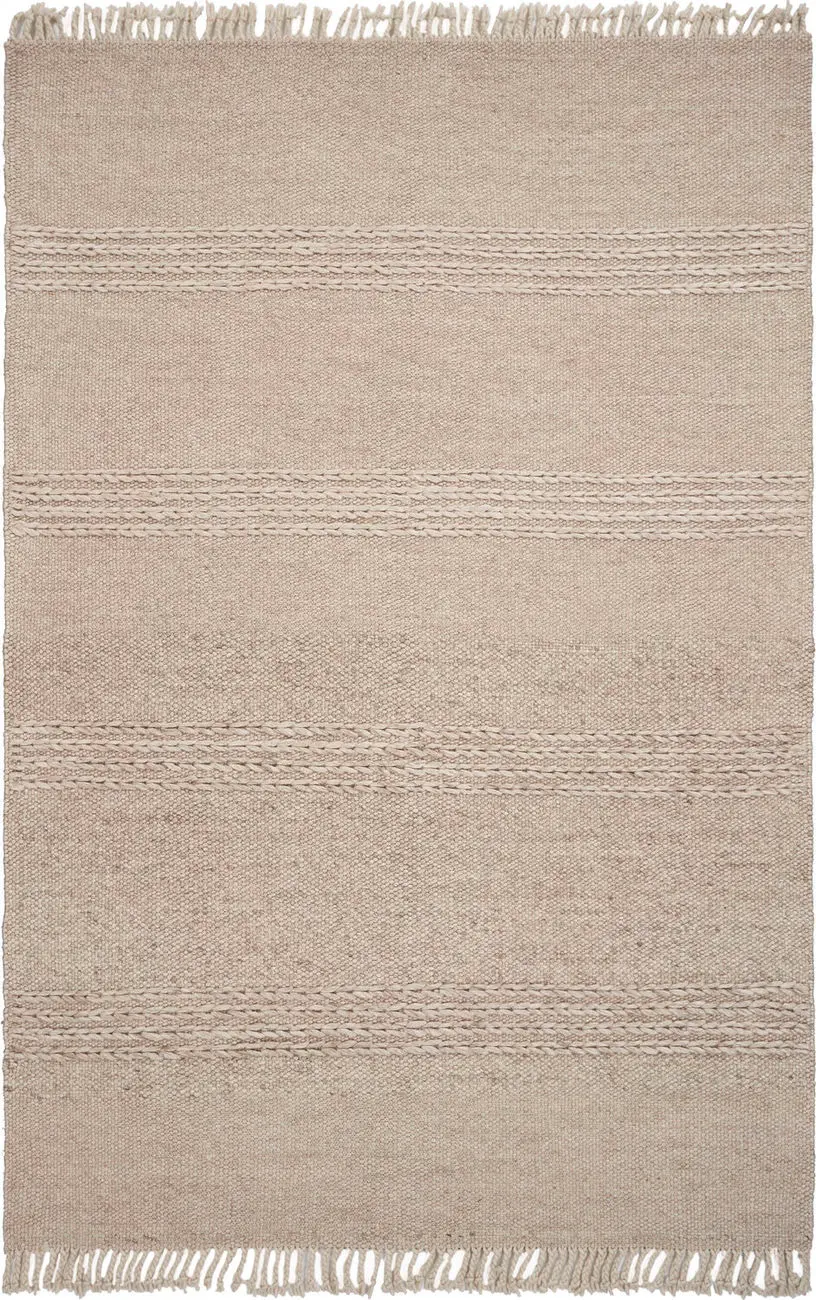 Kas Rugs Maui 1340 Beige Hand Woven Wool Rug
