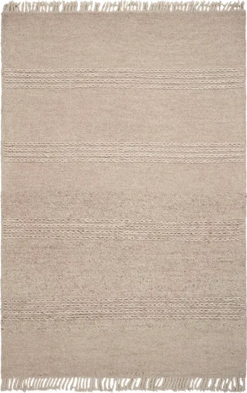 Kas Rugs Maui 1340 Beige Hand Woven Wool Rug