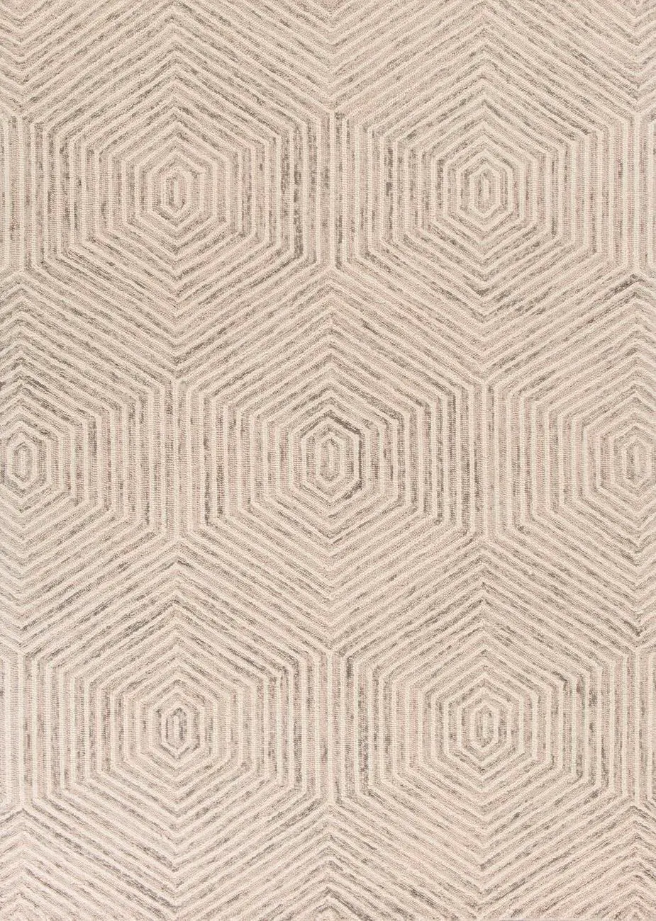 Kas Rugs Gramercy 1607 Beige Hand Tufted Wool Rug